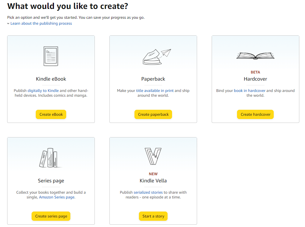Amazon KDP screenshot 2