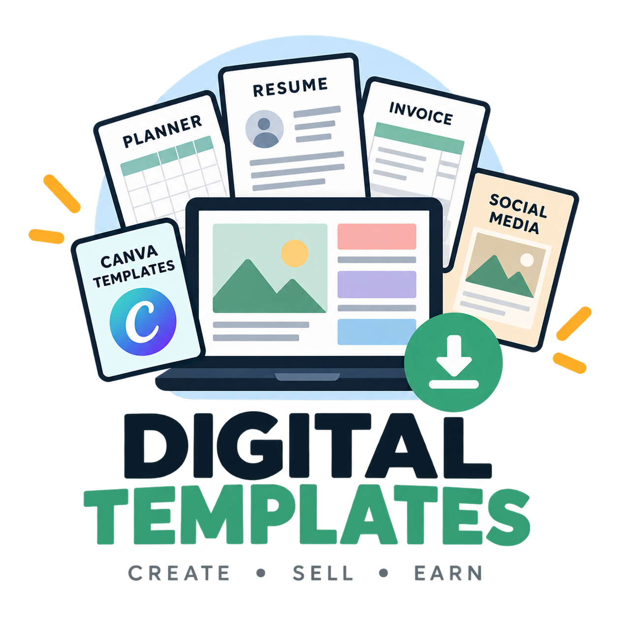 Digital Templates Seller